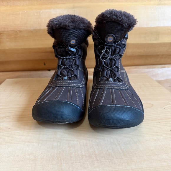 JBU by Jambu Pullman Women's Sz 7.5 Shoes Brown Vegan Faux Fur Cold Weather Boot - Picture 3 of 8